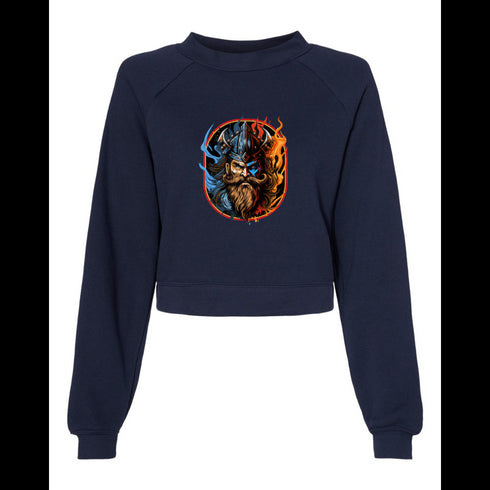 Viking head Bella canvas hoodie 7505